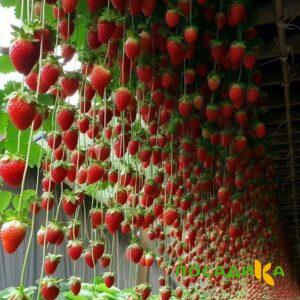 Клубника ампельная Анастасия купить по цене от 370р. в интернет-магазине «Посадика» с доставкой почтой в в Невелье и по всей России – [изображение №1].