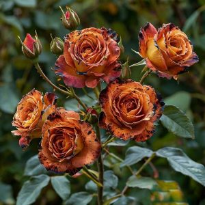 Роза плетистая Оранжевый Бриллиант купить по цене от 450р. в интернет-магазине «Посадика» с доставкой почтой в в Невелье и по всей России – [изображение №1].